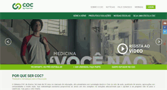 Desktop Screenshot of coc.com.br