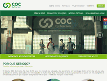 Tablet Screenshot of coc.com.br